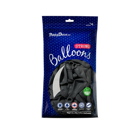 Szare balony pastelowe 23cm 100 sztuk SB10P-091-100x