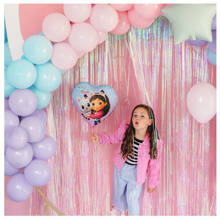 Balon serce Koci Domek Gabi foliowy 35cm 1 sztuka FB316