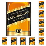 Zaproszenia na 30 urodziny Johnnie z kopertami 10 sztuk ZX6806-10