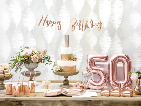 Balony foliowe 50 rose gold 35cm FB10M-50-019R