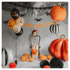 Balon Dynia pomarańczowy na Halloween foliowy 62x59cm 1 sztuka FB306