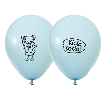 Balony urodzinowe Kicia Kocia kolorowe 30cm 5 sztuk GZ-BKK5