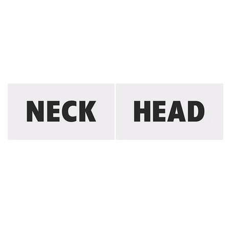 Tabliczki do zdjęć Head & Neck na Sesję 2 sztuki TDZ9