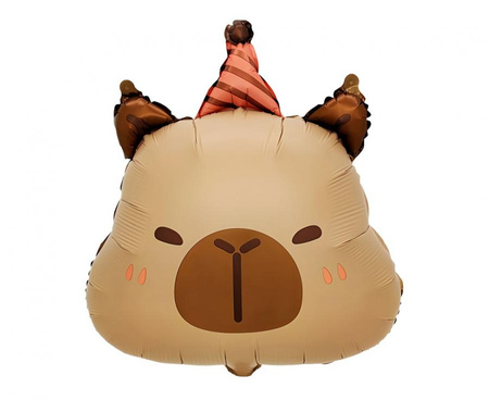Balon foliowy Kapibara urodzinowa 48x38 cm 1 sztuka FG-KAF3