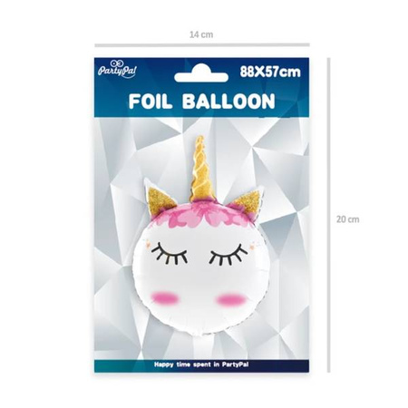 Balon foliowy Jednorożec 88x57cm 1 sztuka 460432