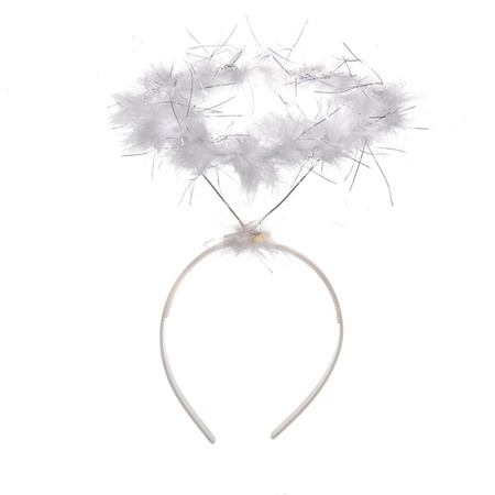 Opaska na głowę aureola aniołka aureolka 16cm 1 sztuka SK4948
