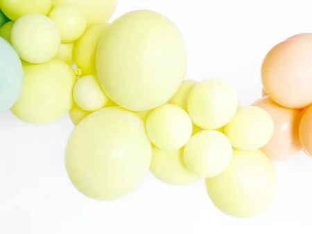 J. żółte balony pastelowe 30cm 50 sztuk SB14P-084J-50x