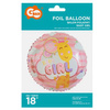 Balon foliowy na Roczek Baby Shower dziewczynki Baby Girl różowy 45cm 1szt FG-OBGR