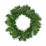 Wieniec stroik świąteczny zielony jodła baza 35cm 1 sztuka VP8147