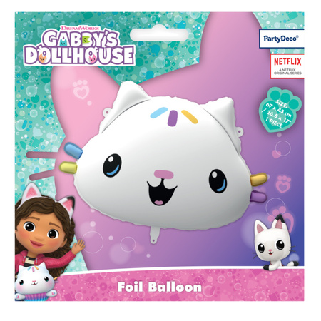 Balon Łakotek Koci Domek Gabi 67x43 cm foliowy 1 sztuka FB323