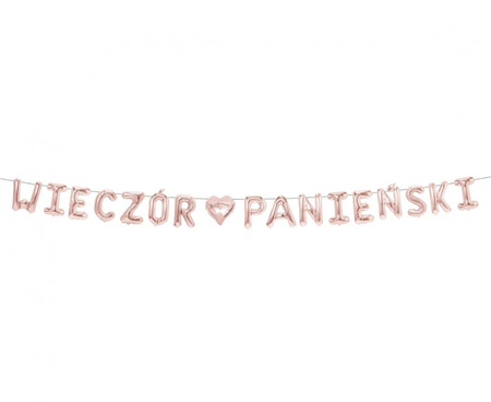 Baner girlanda Wieczór Panieński różowy 2,1m 1 sztuka BF-BPAN 