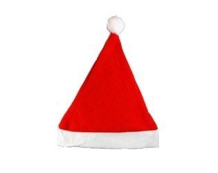 Klasyczne czapki Mikołaja z pomponem 20 szt SM9616-20x