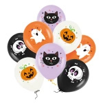Balony na Halloween 30cm 8 sztuk 167953