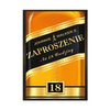 Zaproszenia na 18 urodziny Johnnie 10 sztuk ZX8900-10