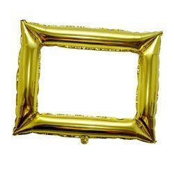 Balon ramka do zdjęć złota 1 sztuk BLF0157ZLO-7805