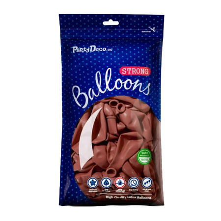 Balony burgundowe pastelowe 27cm 11 cali 100 sztuk SB12P-086-100x