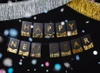 Baner na Nowy Rok Happy New Year czarny 135x16,5cm 1sztuka GRL93