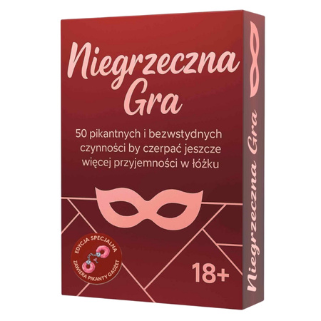 Niegrzeczna gra - 50 pikantnych zadań erotyczna gra planszowa dla par