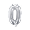 Balony foliowe 30 srebrne 35cm FB10M-30-018