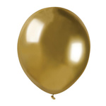 Balony złote 12cm chromowane Shiny Gemar 100 sztuk AB50/88