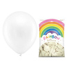 Balony Rainbow 30cm metalizowane białe 100 sztuk RB30M-008-100x