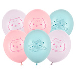 Balony Koci Domek Gabi 27cm lateksowe 6 sztuk SB12P-347-000-6
