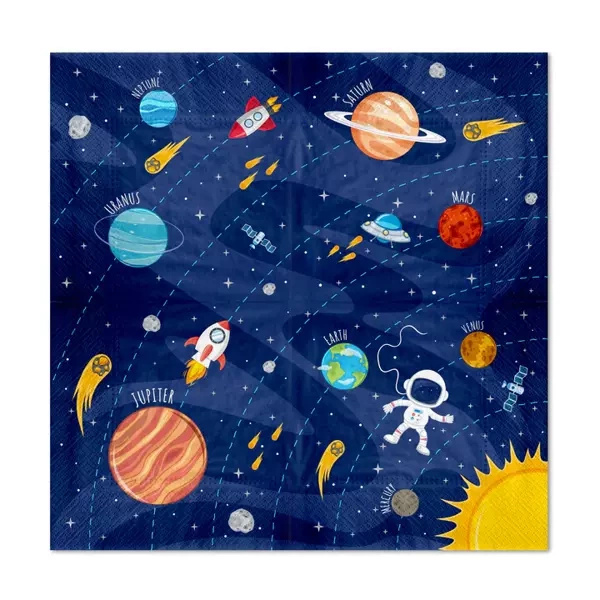 Serwetki granatowe Kosmos Space 33cm 10 sztuk 129821