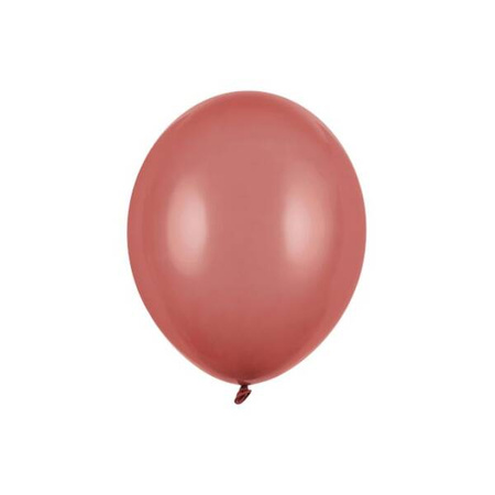 Balony burgundowe pastelowe 12 cm 5 cali 100 sztuk SB5P-086-100x