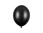 Balony czarne metaliczne lateksowe 9 cali 23cm Strong 100 sztuk SB10M-010-100x