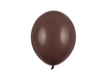 Brązowe balony pastelowe 27cm 50 sztuk SB12P-032Z-50x