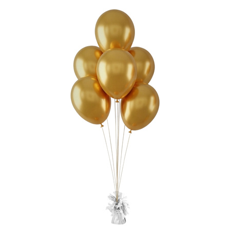 Obciążnik do balonów ciężarek biały 130g Partydeco 1 sztuka CZ1P-008