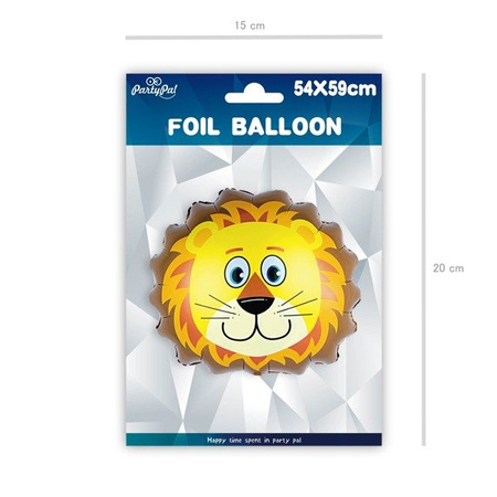 Balon foliowy Lew ok. 58 cm 1szt 460201