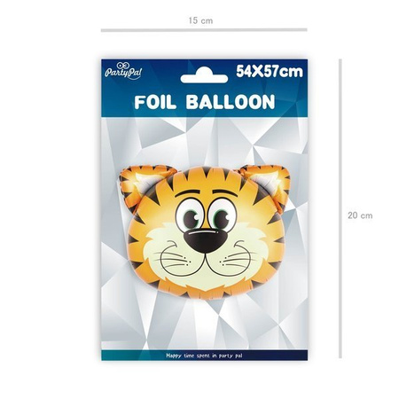 Balon foliowy Tygrys ok. 57 cm 1szt 460200