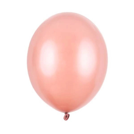 Balony na 6 urodziny różowe złoto zestaw 21 sztuk A26