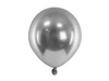 Balony srebrne ciemne Glossy 12 cm lateksowe 50 sztuk CHB1-5-018C-50