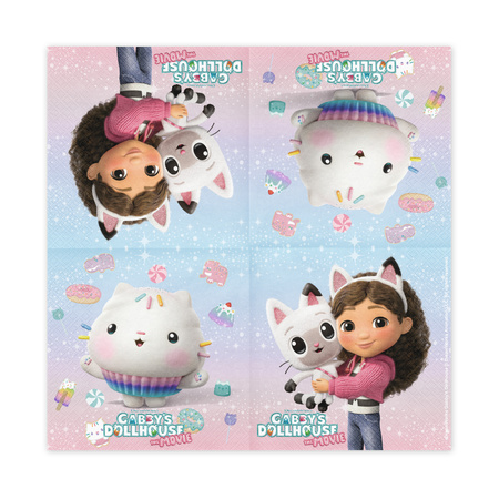 Serwetki Koci Domek Gabi 33x33cm 20 sztuk SP33-110
