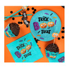 Talerzyki papierowe na Halloween Boo 18cm 6 sztuk PW-TBO7