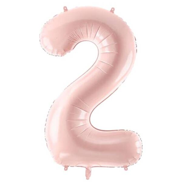 Balon foliowy 2 jasna różowa 86cm 1szt FB230P-2-081J