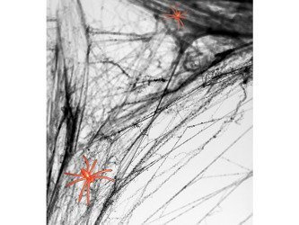 Sztuczna pajęczyna czarna 300g PH60-010-BOX