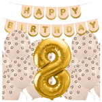 Balony na 8 urodziny Konie Koń Koniki dekoracje zestaw urodzinowy zes-konie-28