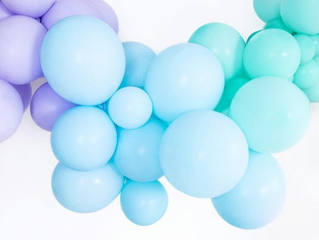 Błękitne balony pastelowe 12 cm 100 sztuk SB5P-011-100x