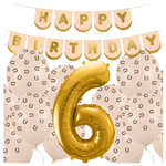 Balony na 6 urodziny Konie Koń Koniki dekoracje zestaw urodzinowy zes-konie-26