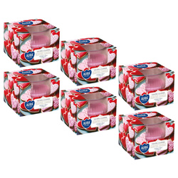 Świece zapachowe w szkle BISPOL 18H WANILIOWE CIASTECZKA 6 sztuk SN69-436-6x