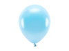 Balony Eco 26cm metalizowane jasnoniebieskie 10 sztuk ECO26M-001J-10