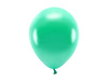 Balony Eco 30cm metalizowane zielone 10 sztuk ECO30M-012-10