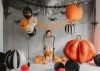 Opaska na Halloween dynia 1 sztuka OP58