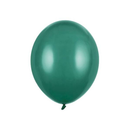 Balony butelkowa zieleń zielone Pastel Bottle Green pastelowe 23 cm 9 cali 100 sztuk SB10P-012B-100x