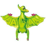 Balon foliowy 3D dinozaur Pterodaktyl 80x55cm 460373