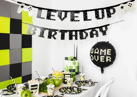 Baner Level up Birthday 250cm 1szt GRL110