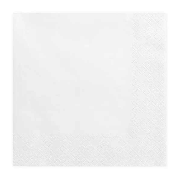 Serwetki białe 33cm 20 szt. SP33-1-008